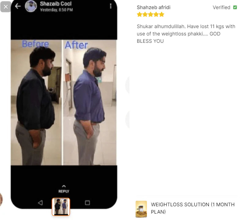 Weight Loss Solution ( 1 Month Plan )